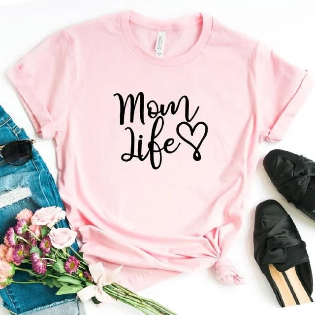 Mom Life Slogan T-Shirt (MRK X) Sporty Men's Tennis