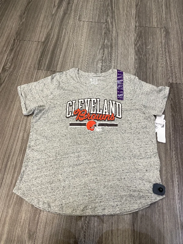Top Short Sleeve By Nfl In Grey, Size: 2x Rugged Men's Outdoor 