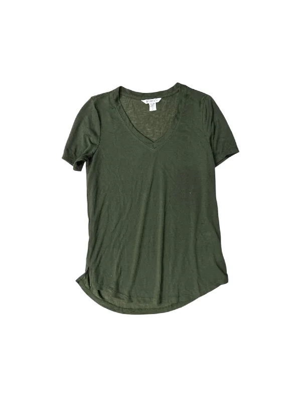 Top Short Sleeve By Athleta In Green, Size: S Tough Men's Tactical