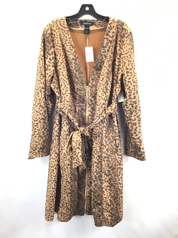 Coat Other By Ashley Stewart In Animal Print, Size: 16 Practical Men's Multi