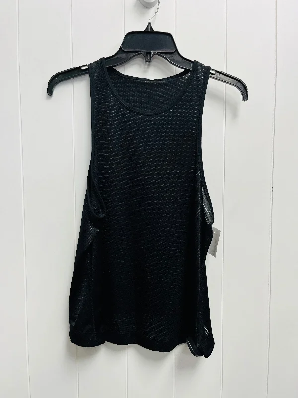 Black Athletic Tank Top Lululemon, Size S Adventure