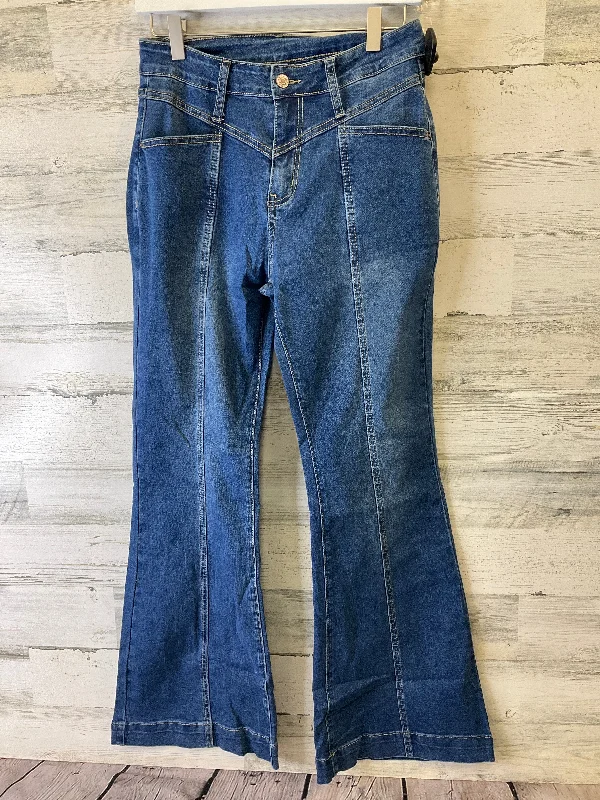 Blue Denim Jeans Boot Cut Clothes Mentor, Size 8 Refined Men's Velvet