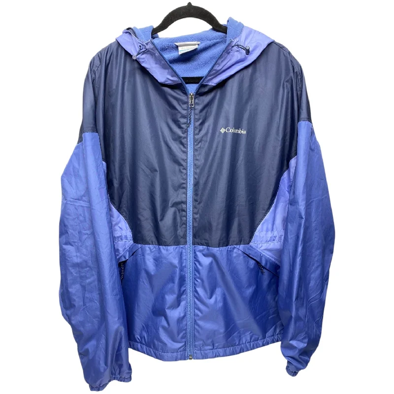 Jacket Windbreaker By Columbia In Blue, Size: Xxl Tough Men's Military