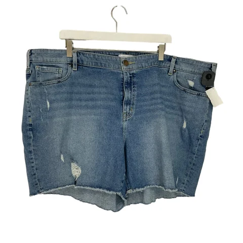 Shorts By Lane Bryant In Blue Denim, Size: 24 Organic