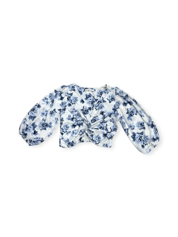 Top 3/4 Sleeve By Abercrombie And Fitch  Size: S Monochromatic Office Style