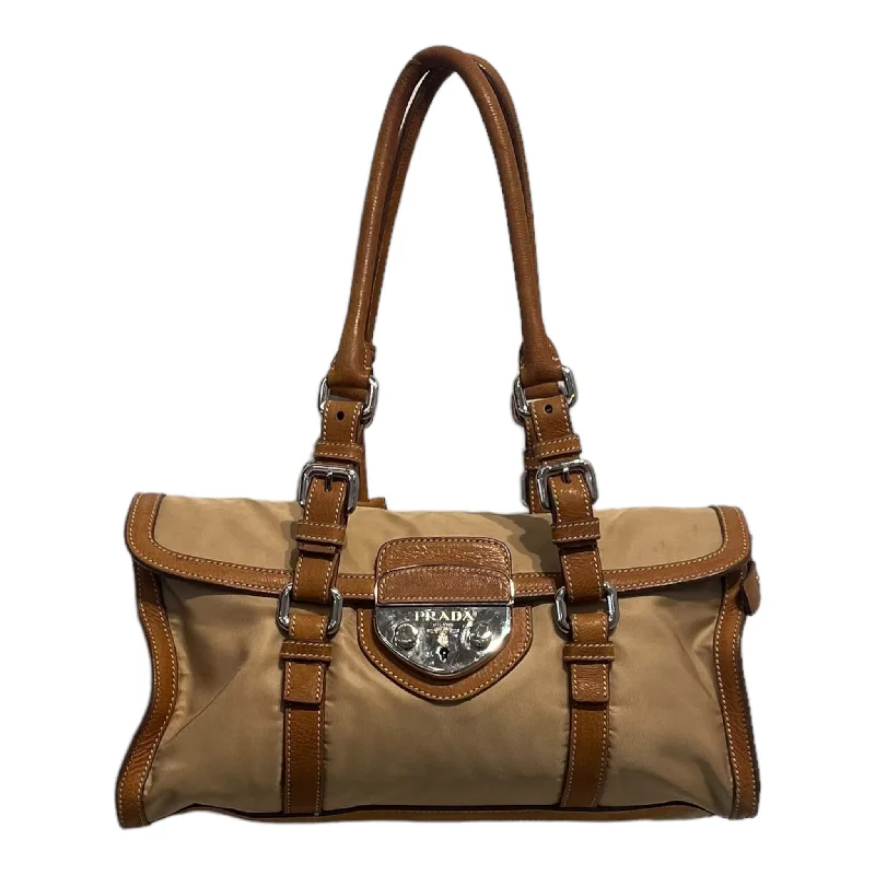 PRADA/Hand Bag/OS/Polyester/KHK/East West Tessuto Tough Men's Tactical