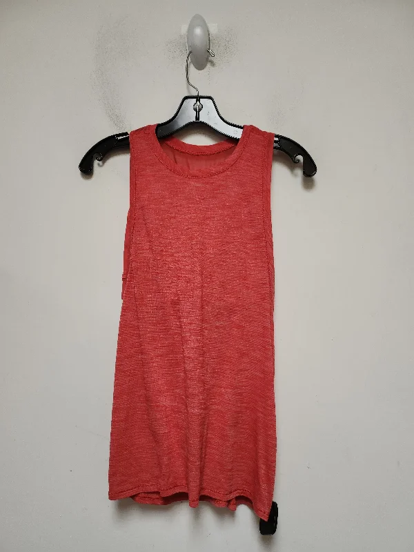 Red Athletic Tank Top Lululemon, Size S Casual Men's Short