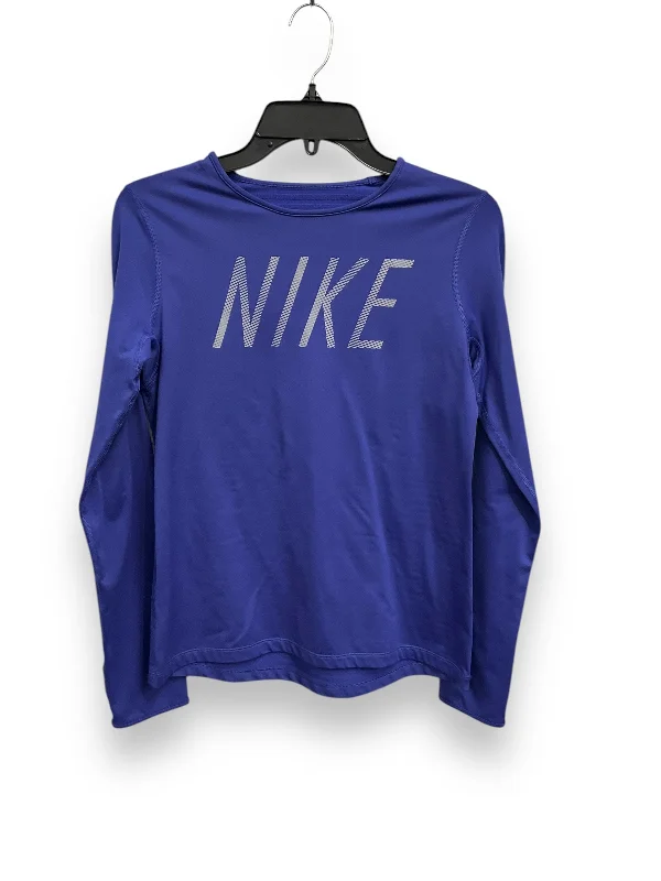 Athletic Top Long Sleeve Crewneck By Spyder In Blue, Size: Xl Practical Men's Multi