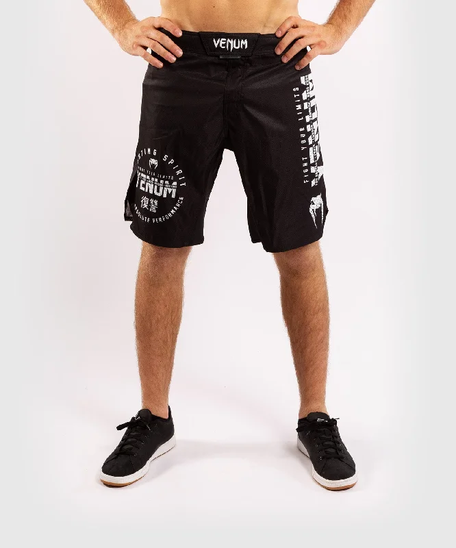 Venum Signature Fightshorts - Black/White Dynamic Men's High