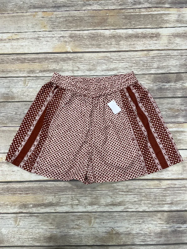 Shorts By Free People In Brown & Cream, Size: L Sophisticated Men's 