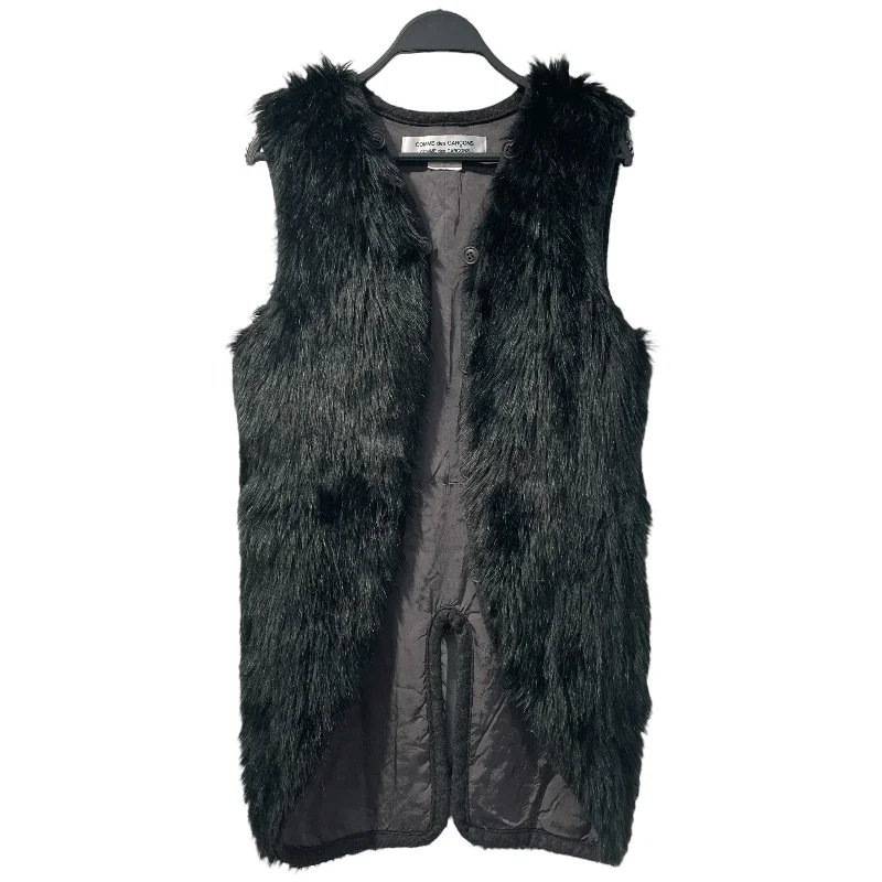 COMME des GARCONS COMME des GARCONS/Vest/S/Black/Acrylic/RF-C007 Refined Men's European