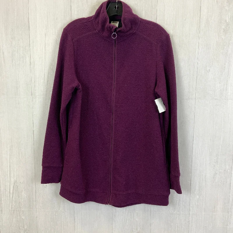 Athletic Jacket By Avia In Purple, Size: M Sporty Men's Athleisure 