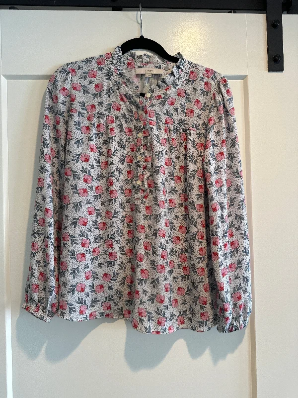 Top Long Sleeve By Loft  Size: S Vintage Men's 1970S Disco