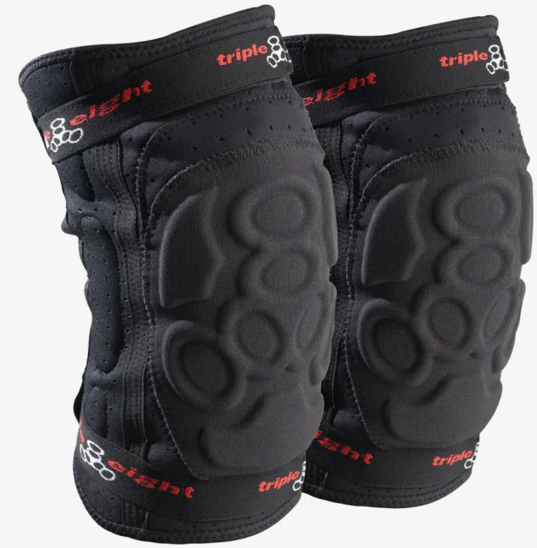 Triple 8 Exoskin Knee Pads - Black Practical Men's Quick