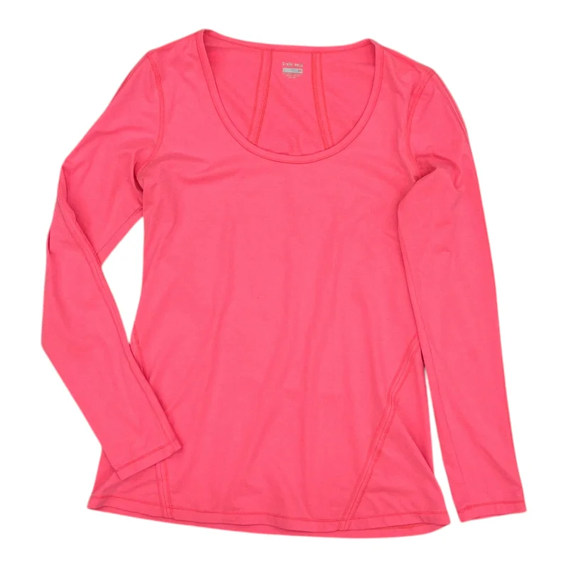 Athletic Top Ls Crewneck By Hind In Pink, Size:M Hip Men's Retro