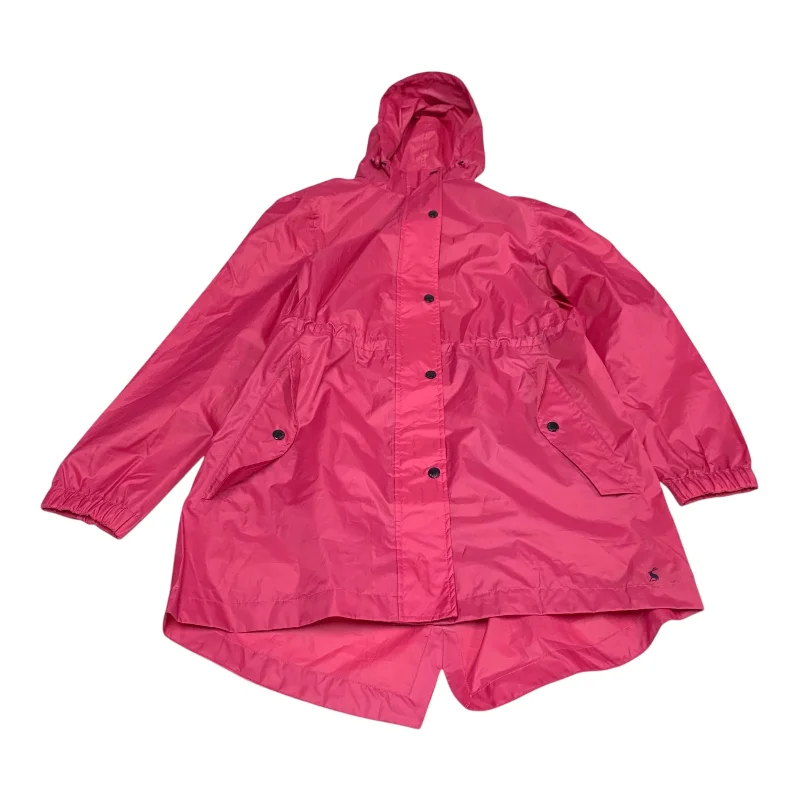 Coat Raincoat By Joules In Pink, Size: M Sophisticated Men's 