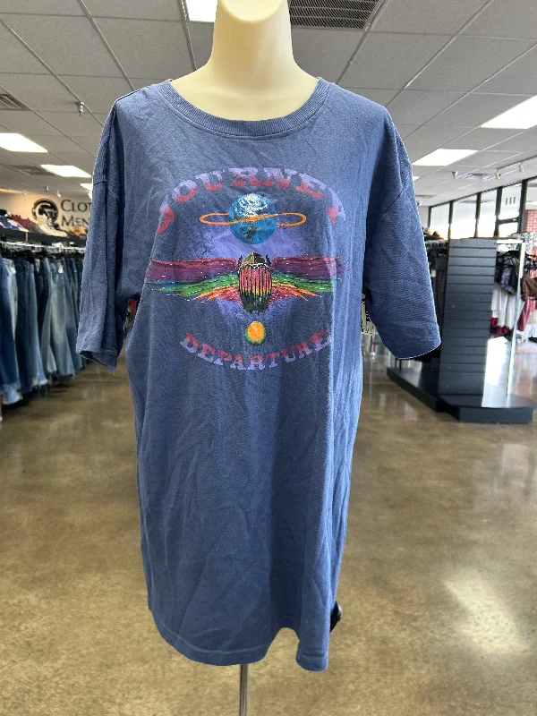 Top Short Sleeve By Clothes Mentor In Blue, Size: L Cool Men's Skate
