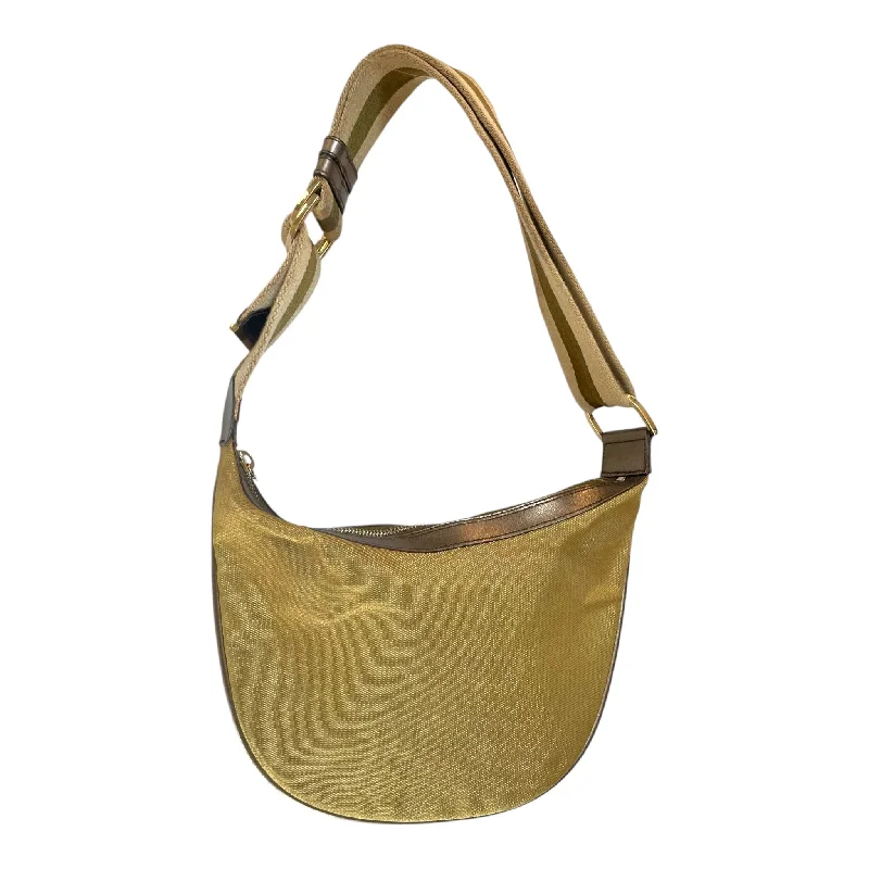 GUCCI/Hand Bag/GLD/METALLIC CANVAS,STRIPEDHANDLE Beach