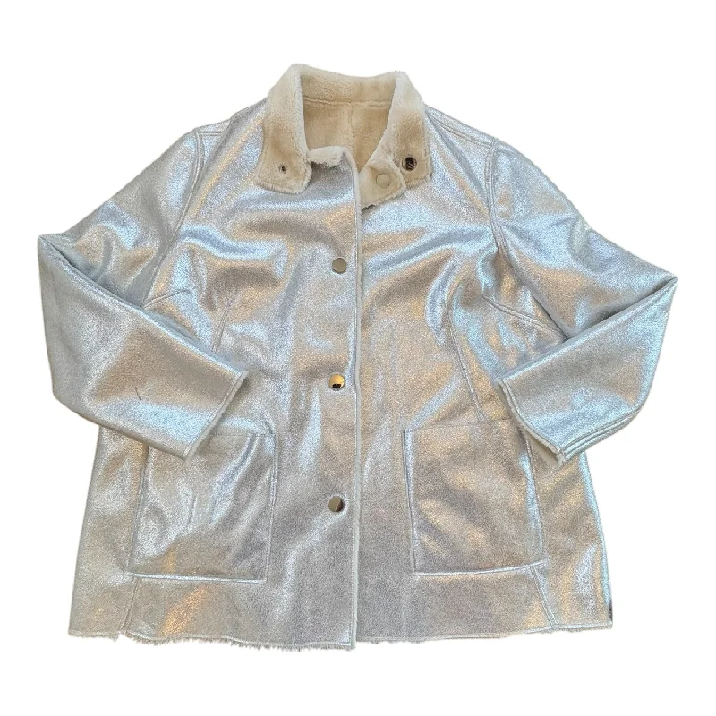 Jacket Designer By OPENING CEREMONY In Silver, Size: 2 Earthy Men's Hemp