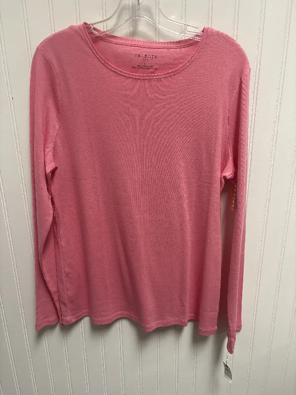 Top Long Sleeve Basic By Talbots  Size: L Relaxed Men's Beach