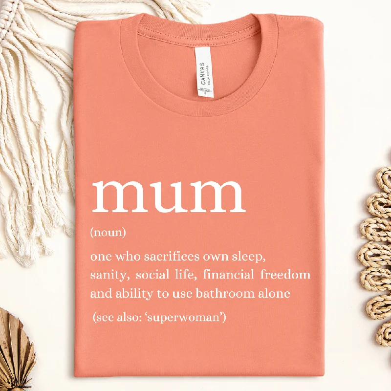 Modern Mum Definition T-Shirt Sleek Men's Contemporary 
