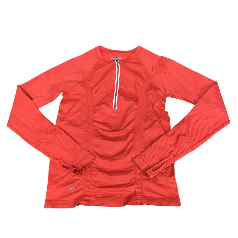 Athletic Jacket By Athleta In Orange, Size: M Masculine Men's Thick