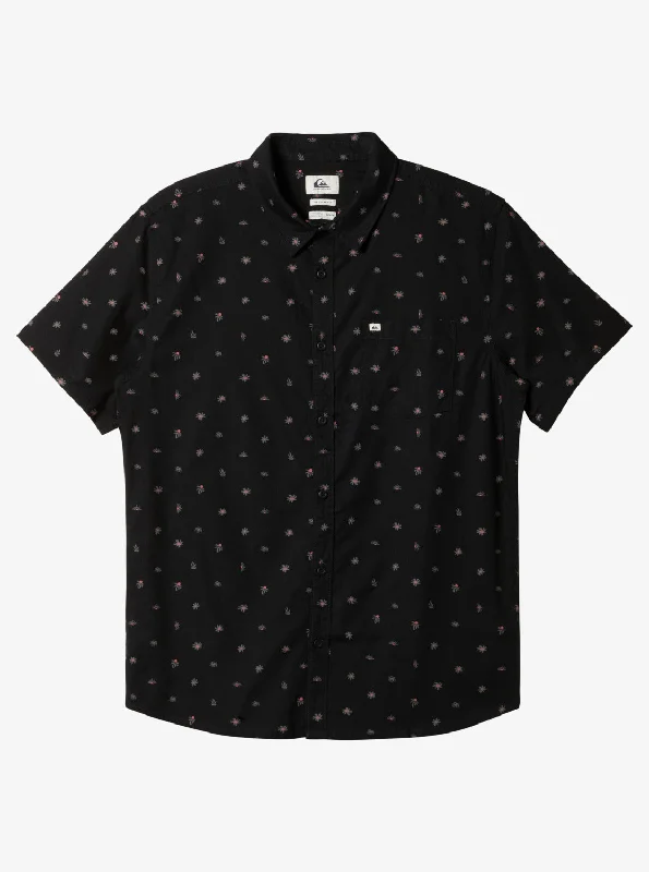 Minimo Short Sleeve Shirt - Black Minimo Laid