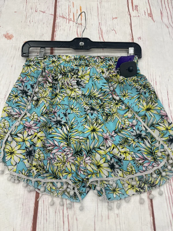 Tropical Shorts Clothes Mentor, Size S Monochromatic Office Style