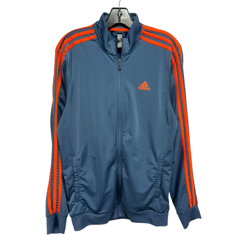 Athletic Jacket By Adidas In Blue & Orange, Size: M Refined Men's Hand