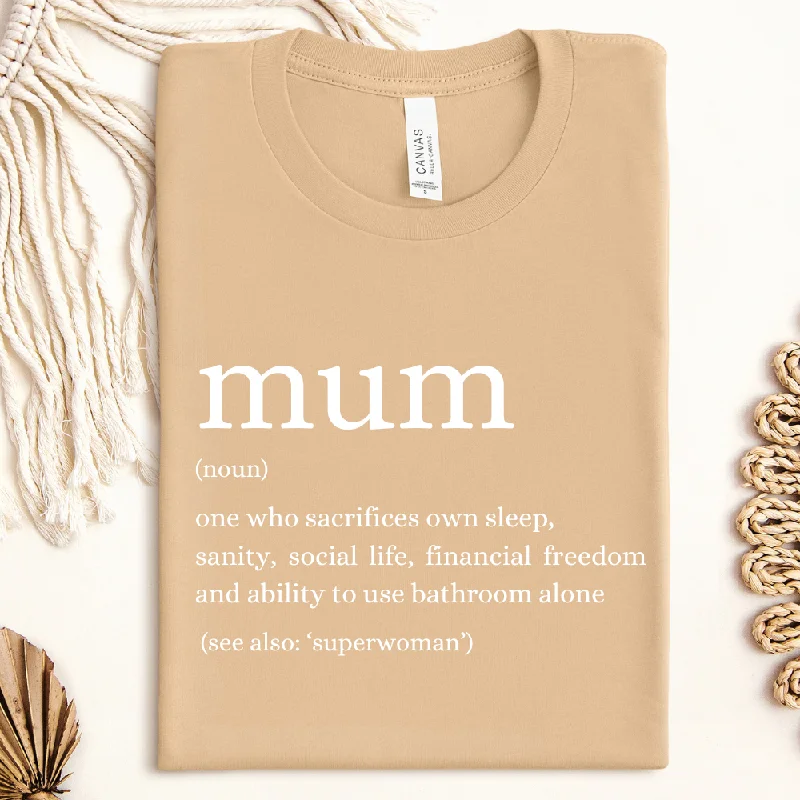 Modern Mum Definition T-Shirt Beach