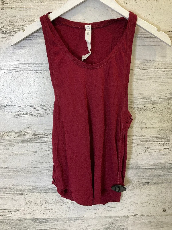 Red Athletic Tank Top Lululemon, Size 2 Trendy Men's Scandinavian