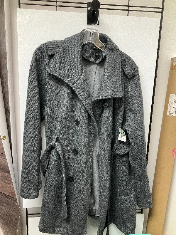 Coat Peacoat By Torrid In Grey, Size: 2x Hip Men's Urban