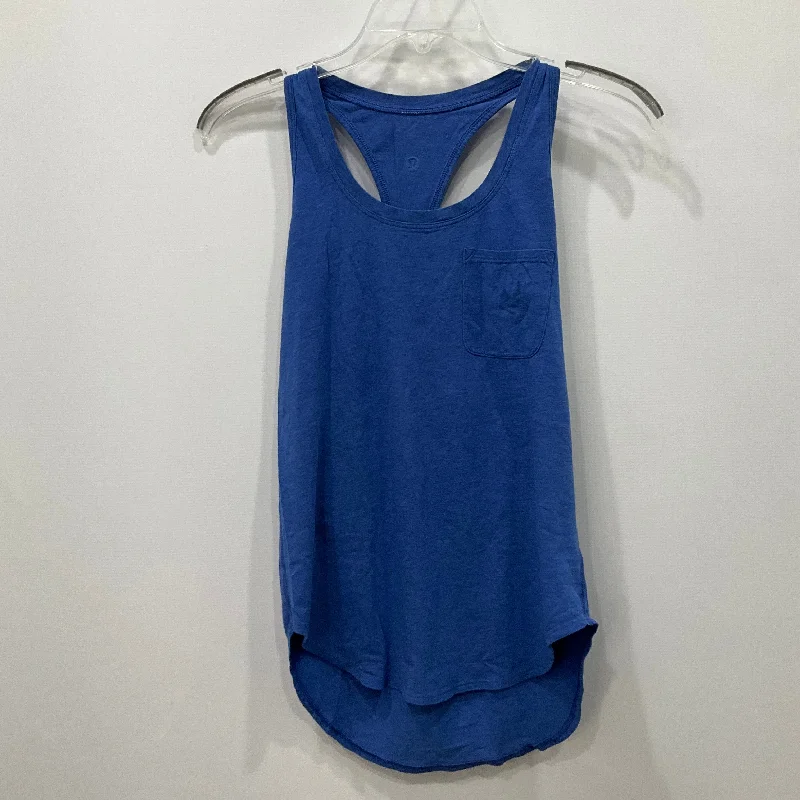 Athletic Tank Top By Lululemon In Blue, Size: 2 Refined Men's Hand