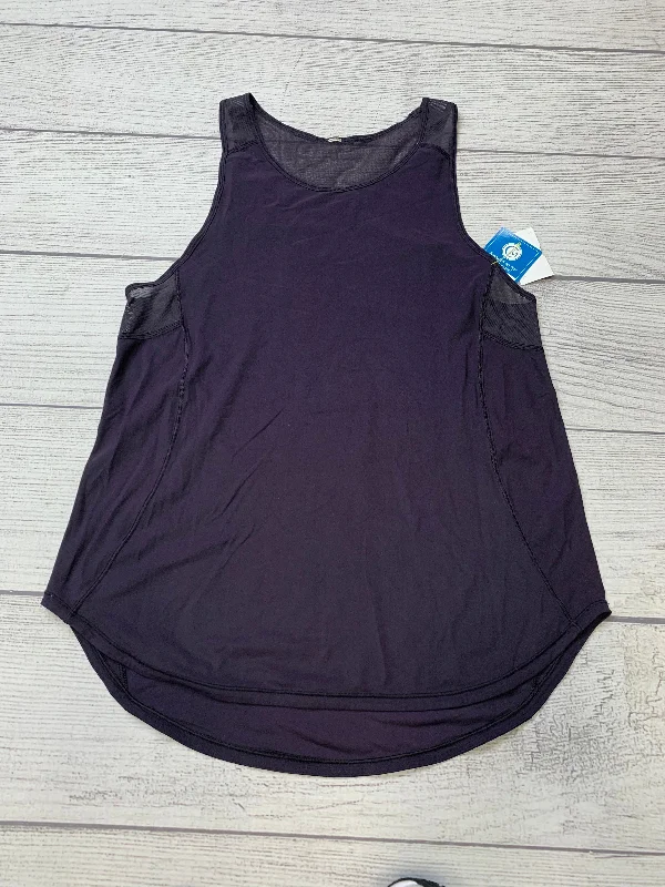 Purple Athletic Tank Top Lululemon, Size S Tailored