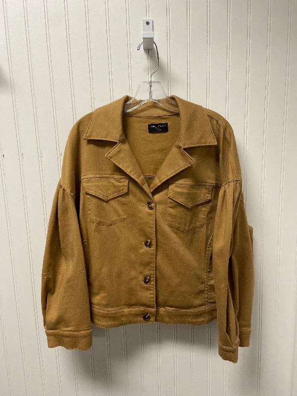 Jacket Shirt By Lane Bryant In Camel, Size: 1x Youthful Men's Anime