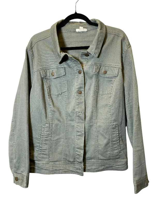 Jacket Denim By Westport In Green, Size: 2x Practical Men's Multi