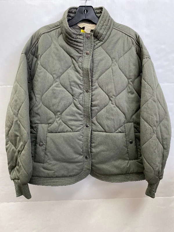 Coat Puffer & Quilted By Cmf In Animal Print, Size: L Elegant Men's Cashmere