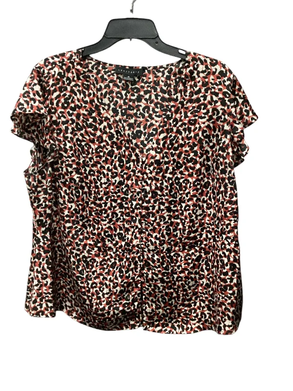Top Short Sleeve By Sanctuary In Animal Print, Size: 1x Dapper Men's 1920S