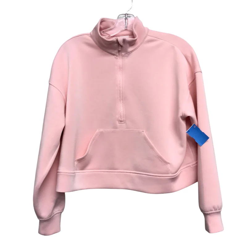 Athletic Jacket By All In Motion In Pink, Size:S Polished Men's Satin