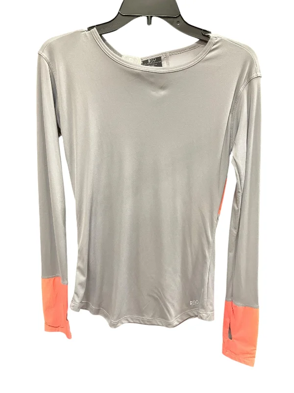 Athletic Top Long Sleeve Crewneck By Cma In Grey, Size: Xs Sharp Men's Italian