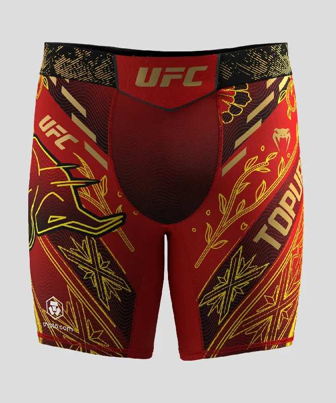 Men's UFC Unrivaled by Venum Red Ilia Topuria Vale Tudo Short Dynamic Men's Moto