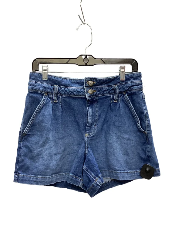 Blue Denim Shorts Lee, Size 8 Sleek Men's Contemporary 