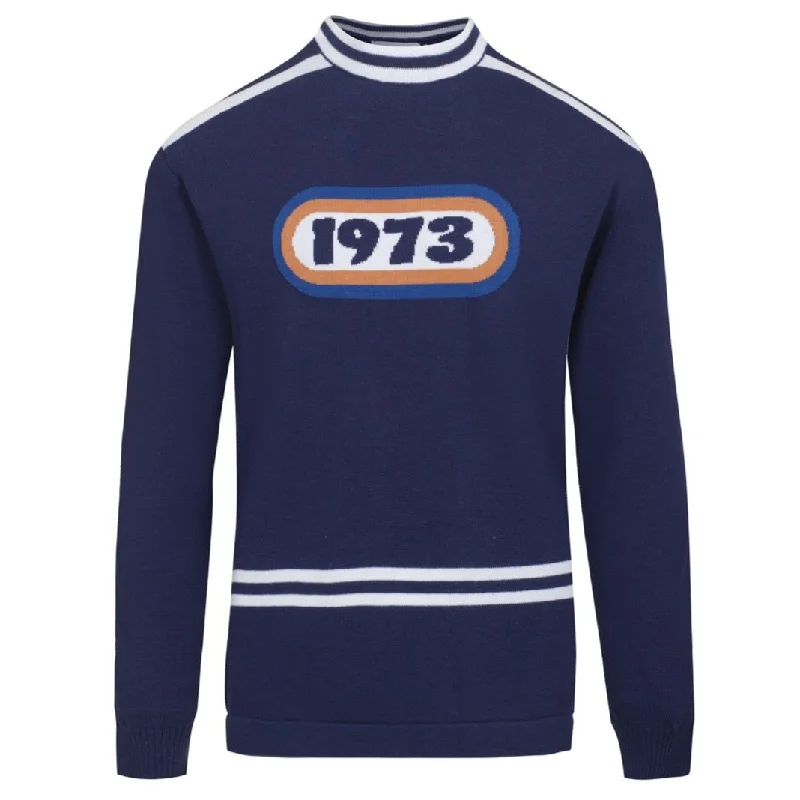 Men's blue 1973 vintage knit tee Tough Men's Military