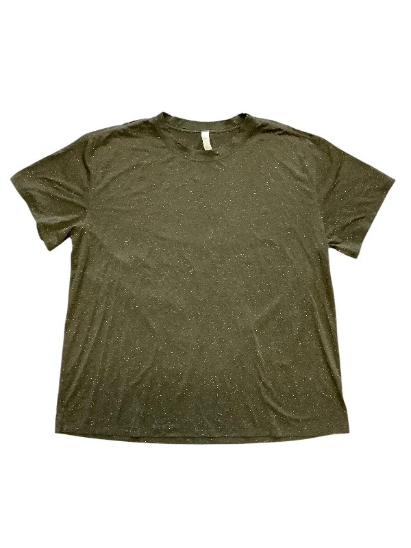 Athletic Top Short Sleeve By Lululemon In Green, Size: 12 Classic Men's Pin