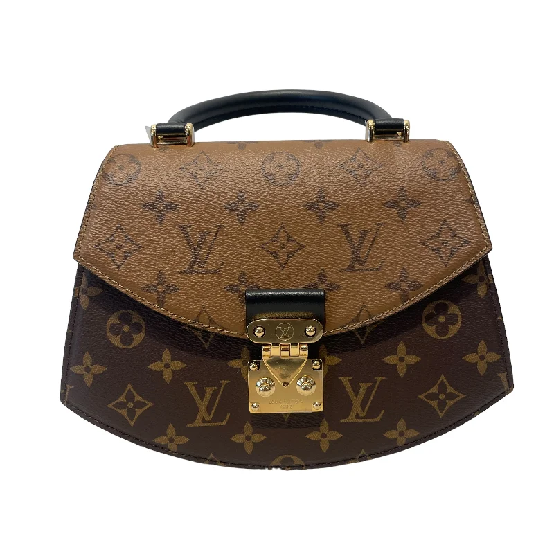 LOUIS VUITTON/Hand Bag/Monogram/Leather/BRW/ Reverse Tilsitt Top Trendy Men's Bucket