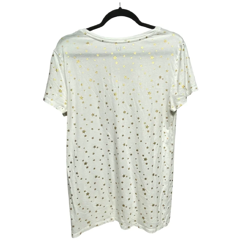 Top Short Sleeve By Gap In White, Size: L Relaxed Men's Beach