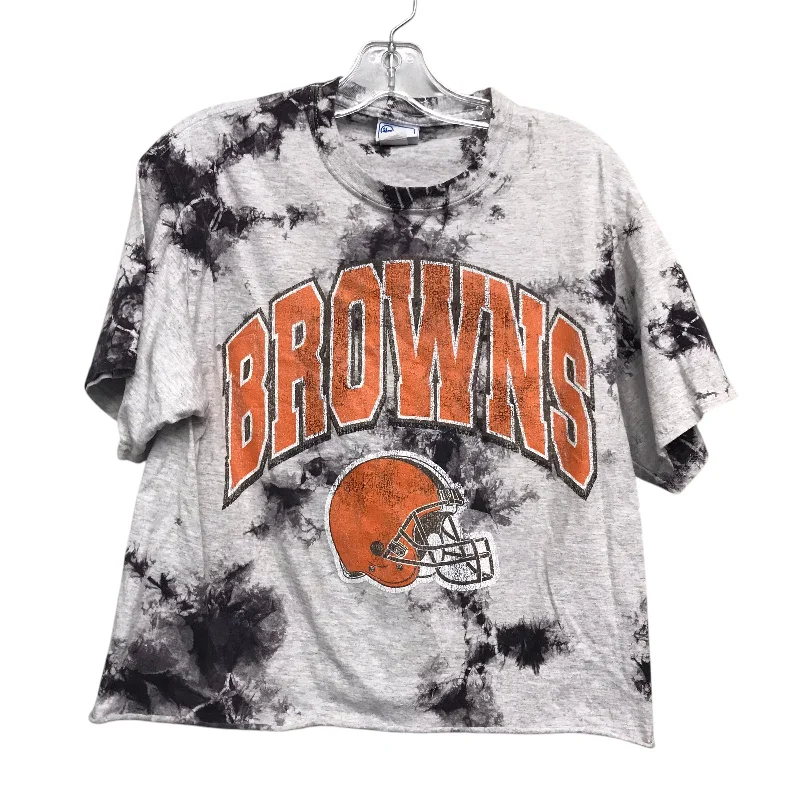Athletic Top Ss By Vintage Tublar In Brown & Orange, Size:M Luxurious Men's High