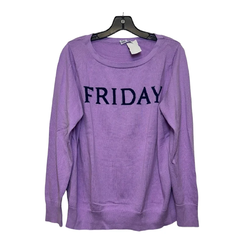 Sweater By Gap In Purple, Size: Xl Masculine Men's 