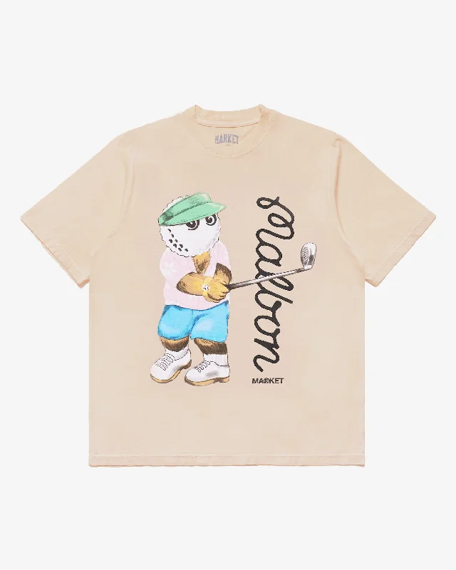 MALBON X MARKET GOLFING BEAR T-SHIRT Youthful Men's Anime