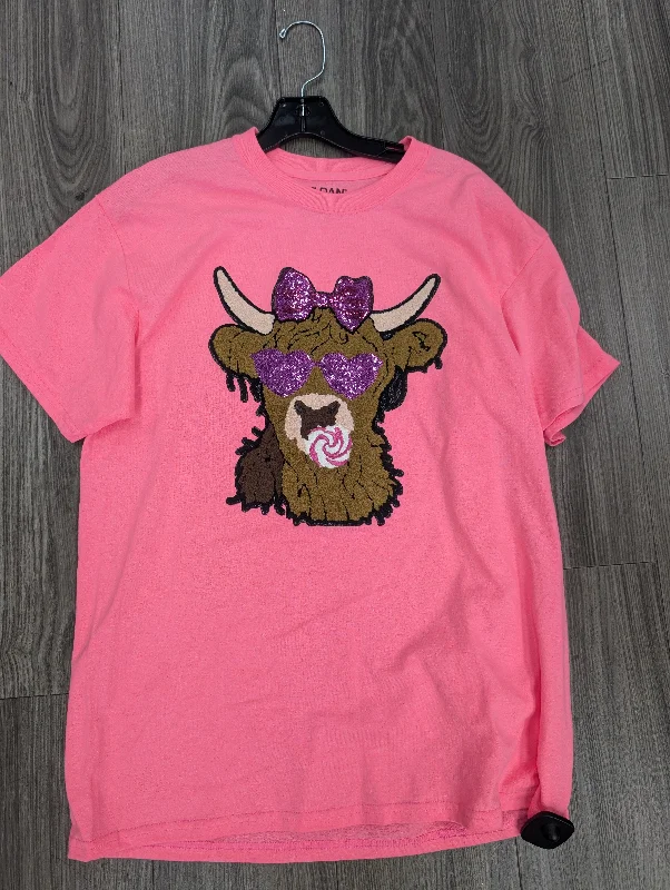 Top Ss Basic By Clothes Mentor In Pink, Size:Xl Masculine Men's 